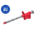 Rigid Test Clip with Alligator Clips & 4mm Connection, Red, 1kV, 6A